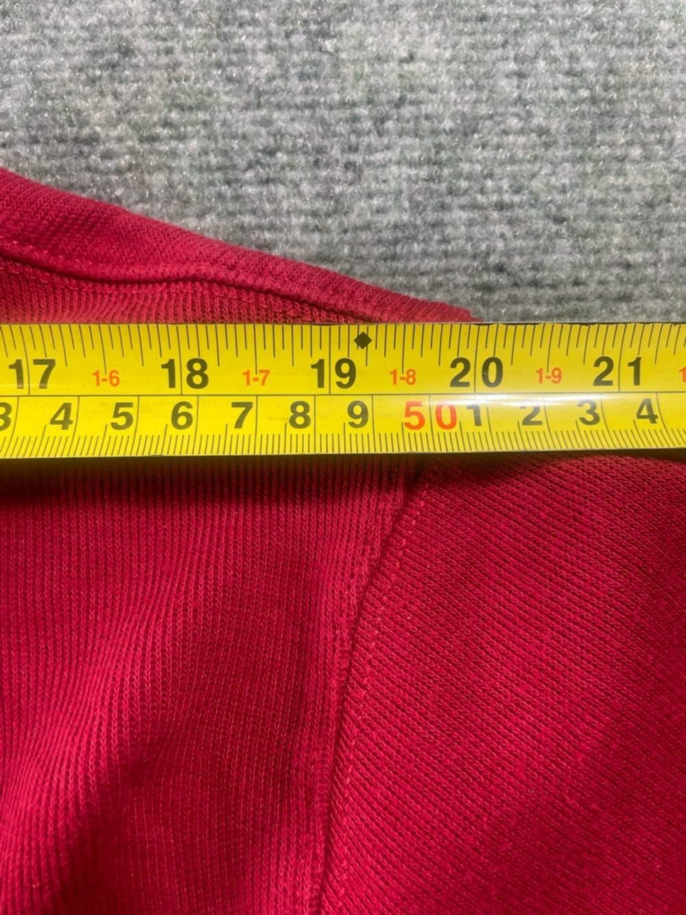 Ralph Lauren Bright Red Estate Rib Sweater - Picture 4 of 8